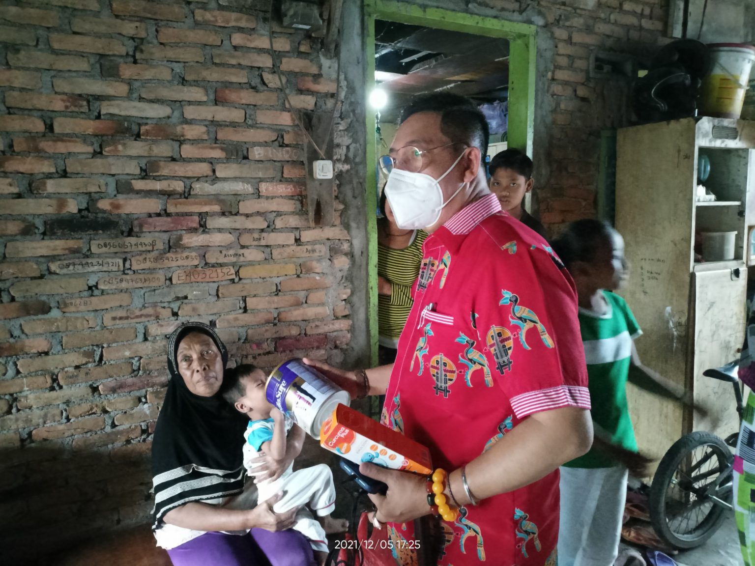 Komisi II DPRD Medan Bantu Balita Penderita Stanting di Medan Tembung