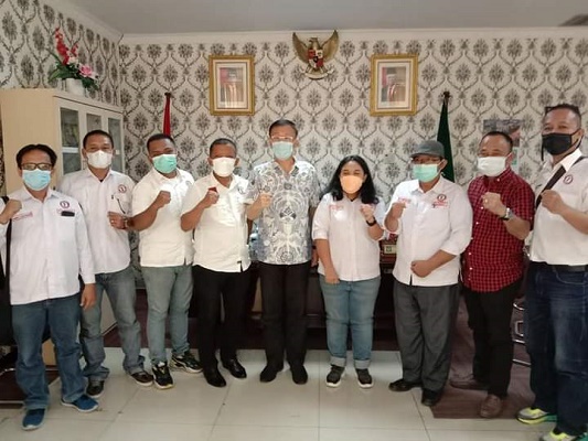 Ketua DPRD Medan, Hasyim SE Terima Kunjungan DPC Pospera Kota Medan