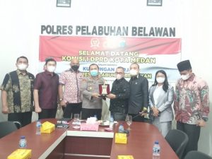 Komisi I DPRD Medan Harap Polresta Belawan Ciptakan Suasana Kondusif dan Berantas Judi