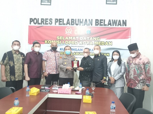 Komisi I DPRD Medan Harap Polresta Belawan Ciptakan Suasana Kondusif dan Berantas Judi