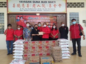 Korban Banjir Rob di Medan Utara, Ketua DPRD Medan Serahkan Sembako