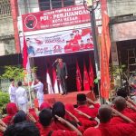 DPC PDI Perjuangan Kota Medan Mengadakan Upacara, Hasyim Jadi Inspektur Upacara