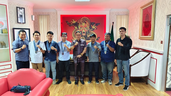 Ketua DPRD Kota Medan Wong Chun Sen Menerima Kehadiran Pengurus GMKI Medan