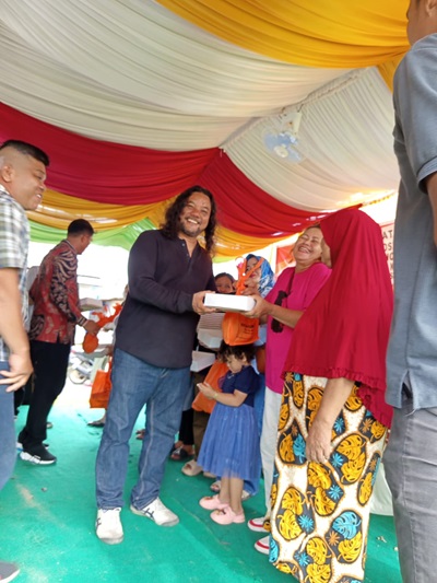 Grib Jaya Medan Selayang dengan IPK Berkolaborasi Bersama EKO AFRIANTA SITEPU dengan Relawan EAS Sosialisasikan BPJS dan Bansos