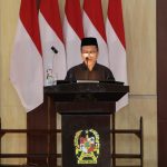 Juru bicara Panitia Khusus (Pansus), Wakil Ketua DPRD Medan, H. Rajudin Sagala, SPd.I, saat menyampaikan hasil Pembahasan LKPJ Tahun 2025