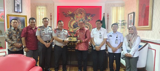 Silaturahmi dengan Kapolres Belawan, Ketua DPRD Medan Bahas Narkoba, Kriminalitas, dan Ekonomi